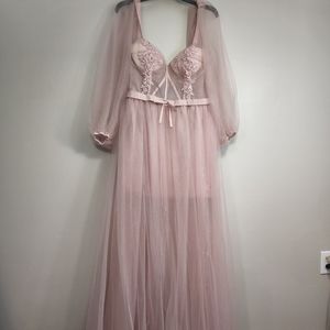 Pink prom dress
